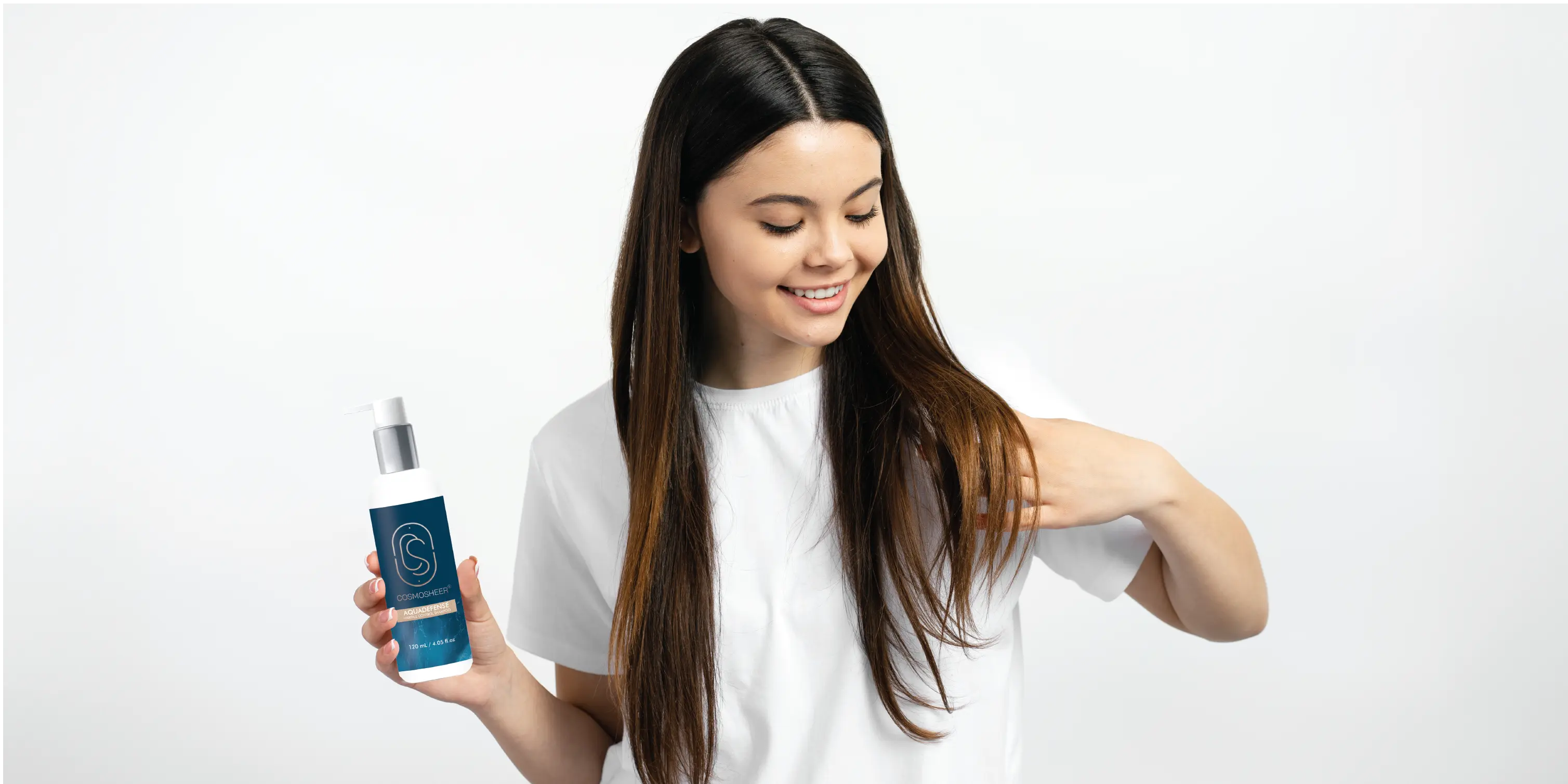 What are the key ingredients in Aquadefense Hairfall Control Shampoo?
