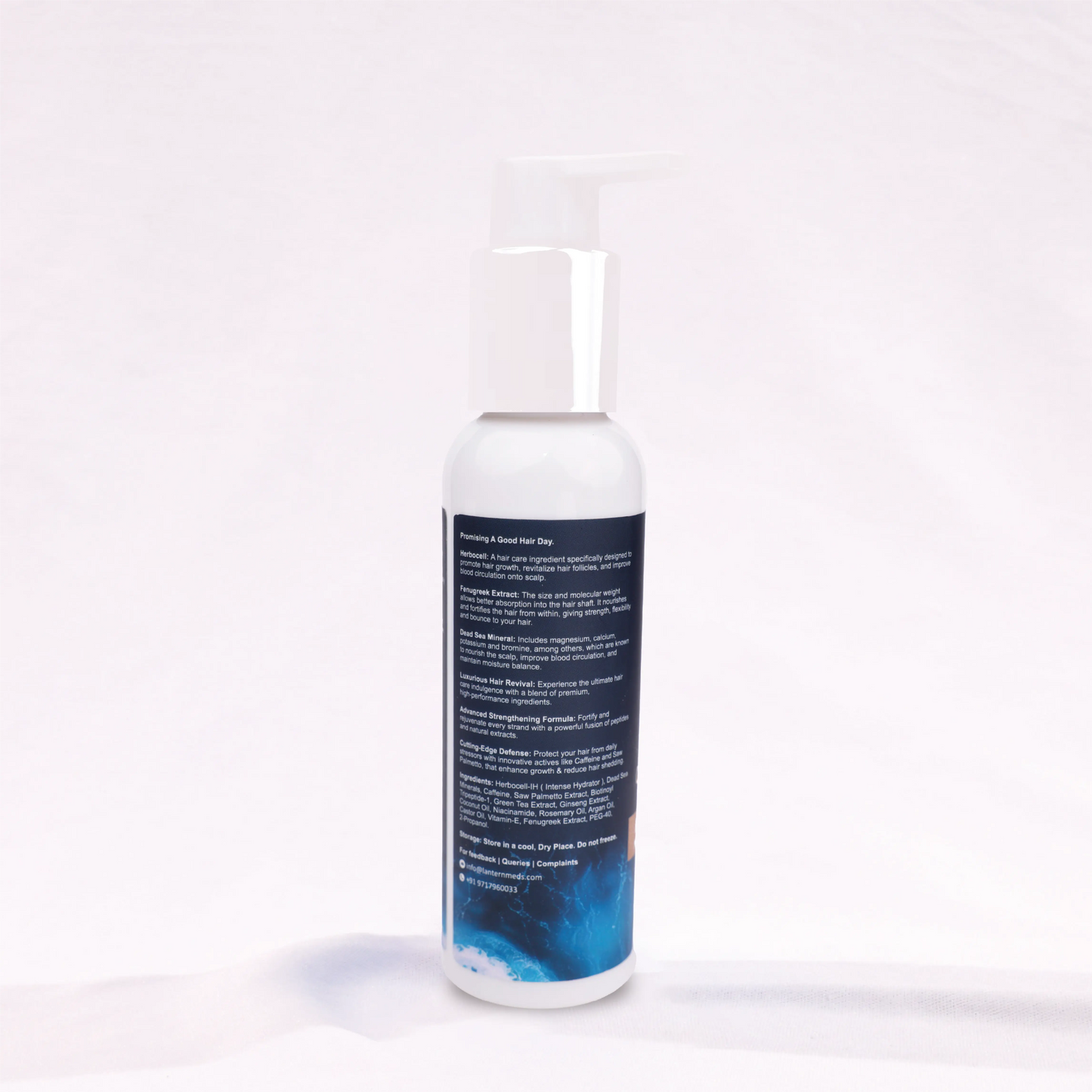 Aquadefense Hair Fall Control Shampoo (water-based shampoo) | 120 ml