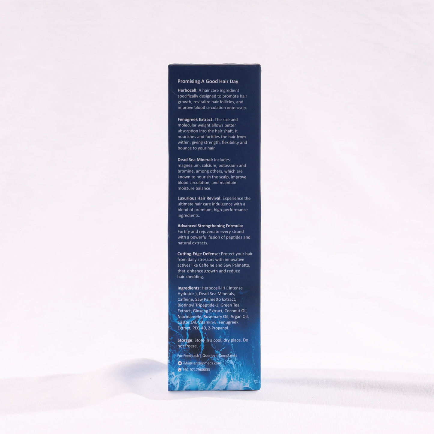 Aquadefense Hair Fall Control Shampoo (water-based shampoo) | 120 ml