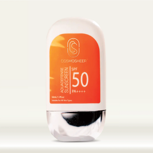 Aquadefense Sunscreen SPF 50 PA ++++ (Protection from UVA & UVB rays ) | 50 ml